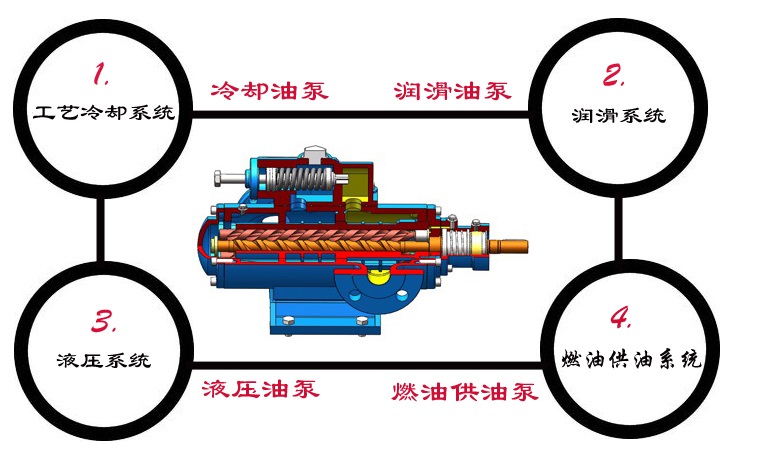 SN三螺杆泵结构图